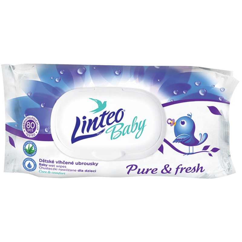 

Linteo Baby Pure & Fresh дитячі вологі серветки