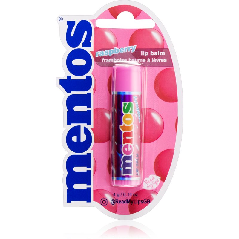 Lip Smacker Mentos балсам за устни вкус Raspberry 4 гр.