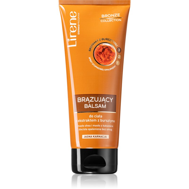 Lirene Bronze Collection samoopalovací tělové mléko odstín Light 200 ml
