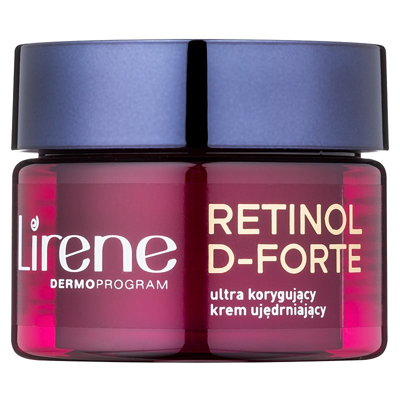 Lirene Retinol D-Forte 50+ стягащ нощен крем за коригиране на бръчки 50 мл.