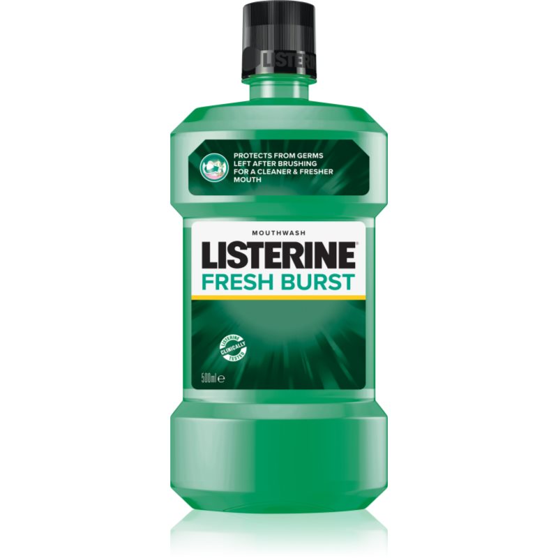 Listerine Fresh Burst вода за уста против зъбна плака 500 мл.