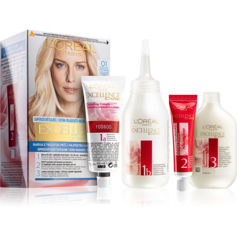 L’Oréal Paris Excellence Creme боя за коса цвят 01 Lightest Natural Blonde