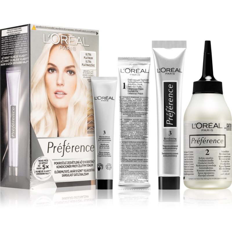 L’Oréal Paris Préférence боя за коса цвят Extreme Platinum