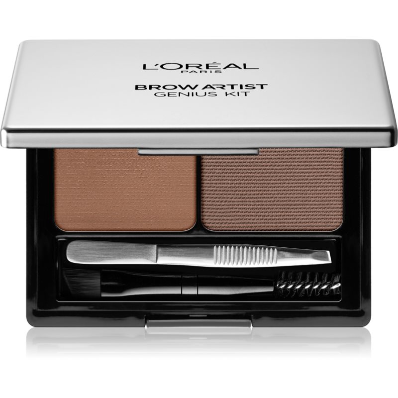 L’Oréal Paris Brow Artist Genius Kit комплект за оформяне на вежди цвят Medium To Dark 3,5 гр.