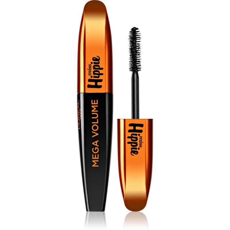 L’Oréal Paris Mega Volume Miss Hippie objemová řasenka odstín Black 8,4 ml