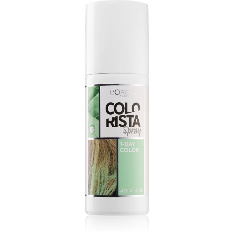 L’Oréal Paris Colorista Spray боя за коса в спрей цвят Mint  75 мл.