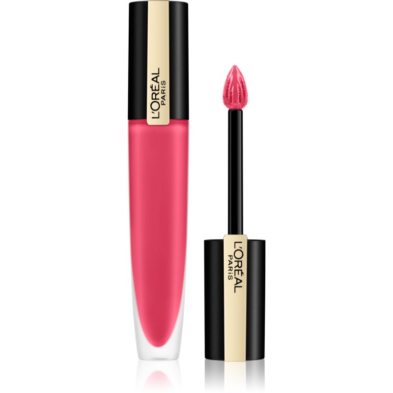 L’Oréal Paris Rouge Signature Parisian Sunset матиращо течно червило цвят 128 I decide 7 мл.