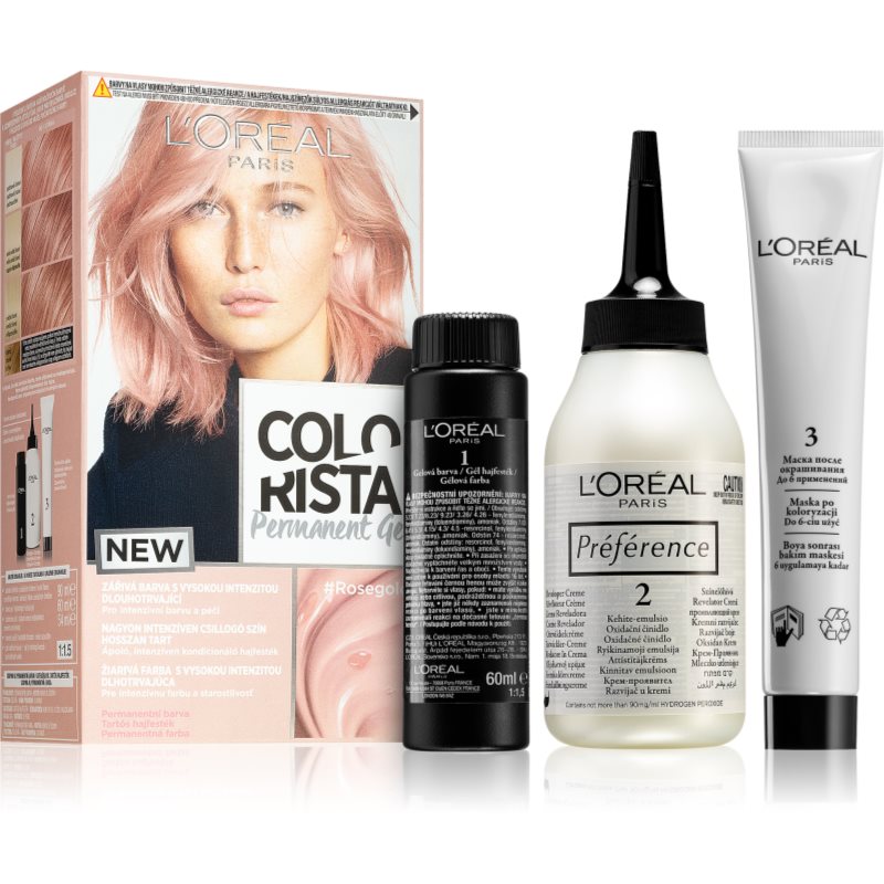 L’Oréal Paris Colorista Permanent перманентната боя за коса цвят Rose Gold