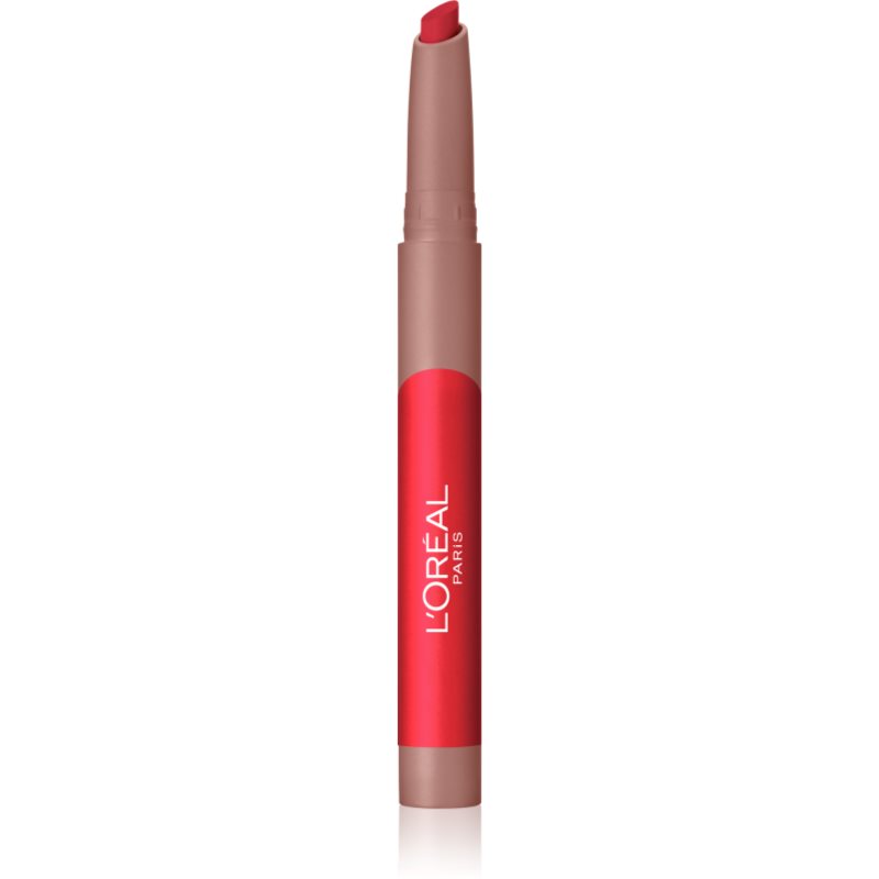 L’Oréal Paris Infallible Matte Lip Crayon стик-червило с матиращ ефект цвят 111 Little Chili 2,5 гр.