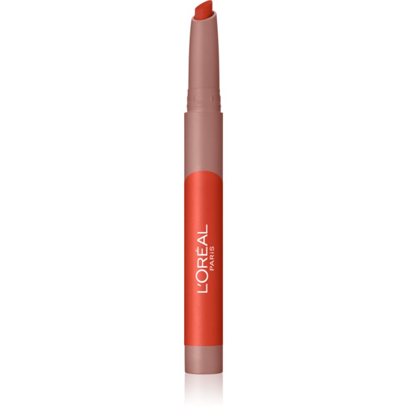 L’Oréal Paris Infallible Matte Lip Crayon стик-червило с матиращ ефект цвят 110 Caramel Rebel 2,5 гр.