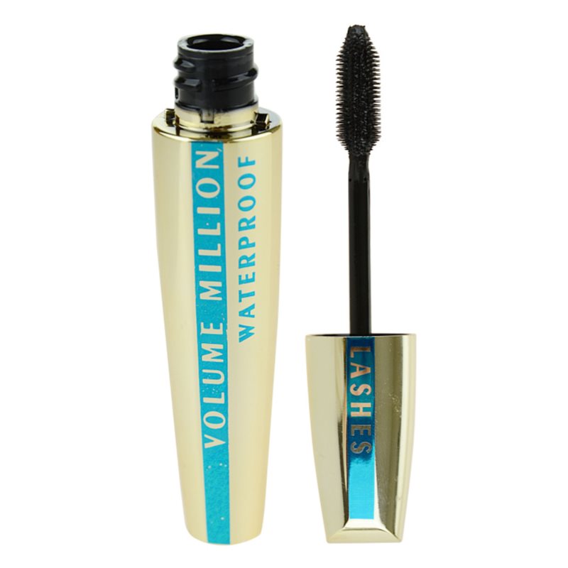 Volume million lashes. L'Oreal Paris тушь для ресниц Volume million Lashes Waterproof. Loreal million Lashes Waterproof Mascara. Volume million Lashes тушь водостойкая. АИР волюм лореаль Париж тушь водостойкая.