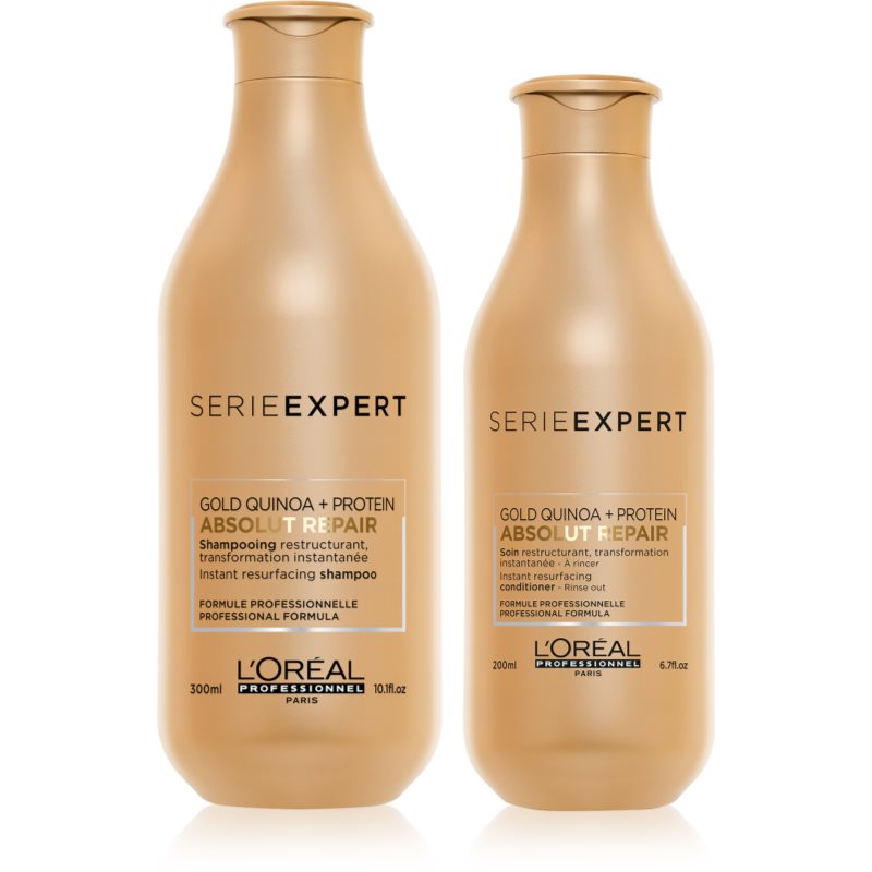 L’Oréal Professionnel Serie Expert Absolut Repair Gold Quinoa + Protein изгодна опаковка I. (за силно увредена коса)