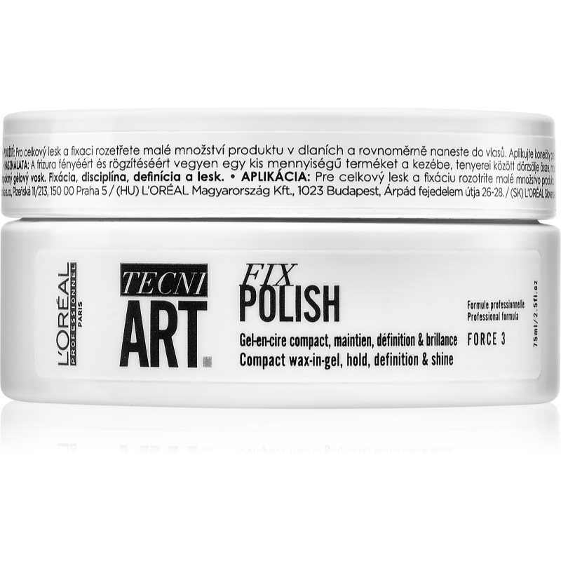 L’Oréal Professionnel Tecni.Art Fix Polish гел восък За коса 75 мл.