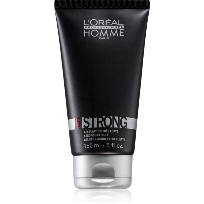L’Oréal Professionnel Homme 6 Force Strong gel para el cabello fijación extrema 150 ml