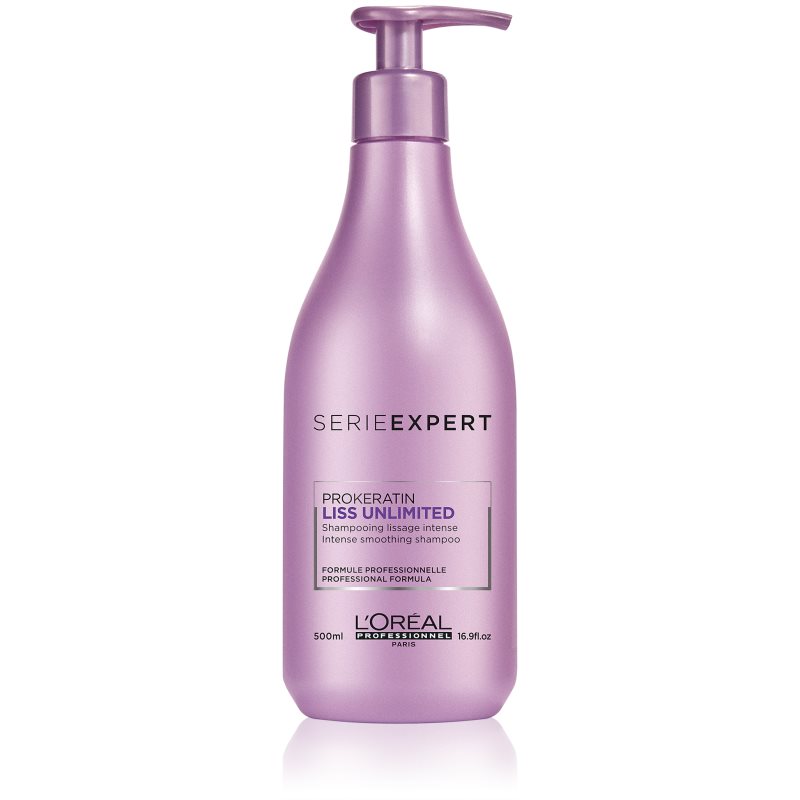 L’Oréal Professionnel Serie Expert Liss Unlimited изправящ шампоан за непокорна коса 500 мл.