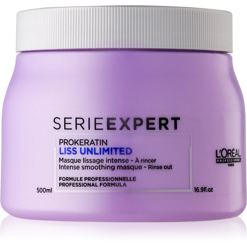 L’Oréal Professionnel Serie Expert Liss Unlimited интензивна маска за изглаждане на косата 500 мл.