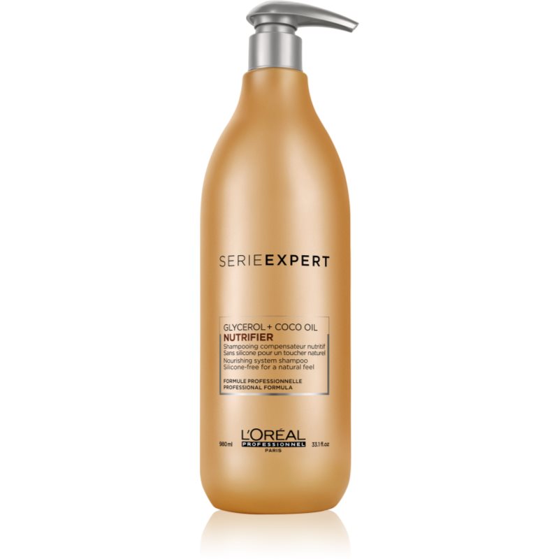 L’Oréal Professionnel Serie Expert Nutrifier vyživující šampon s kokosovým olejem bez silikonů 980 ml