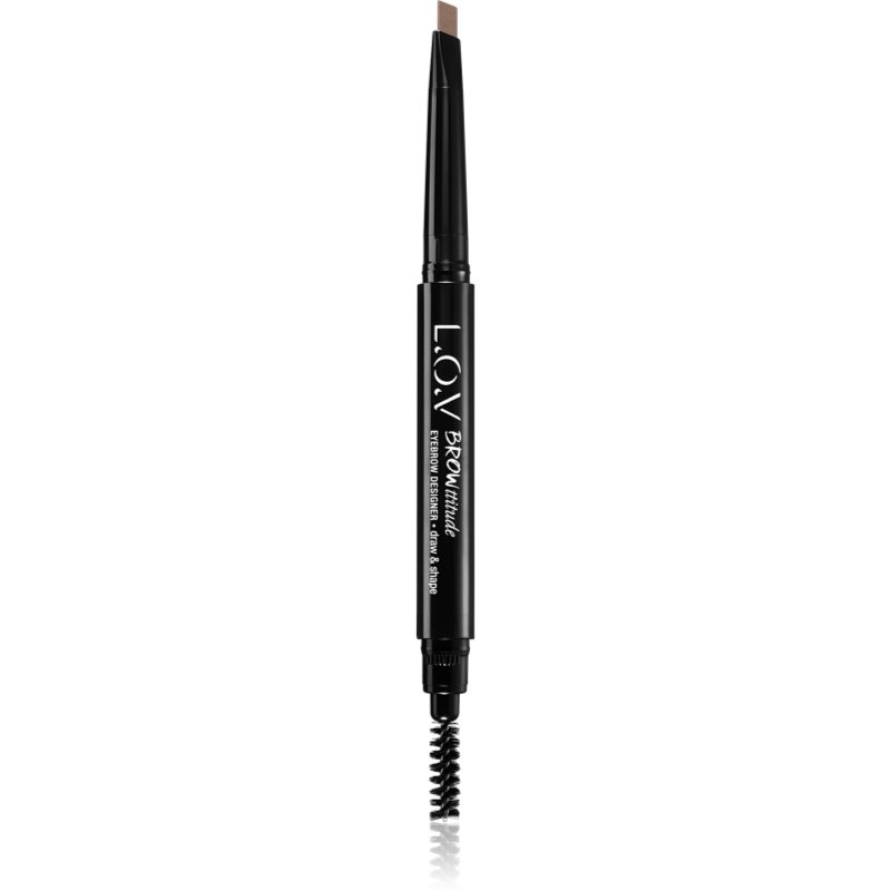 

L.O.V. BROWtittude олівець для брів зі щіточкою відтінок 210 Honey