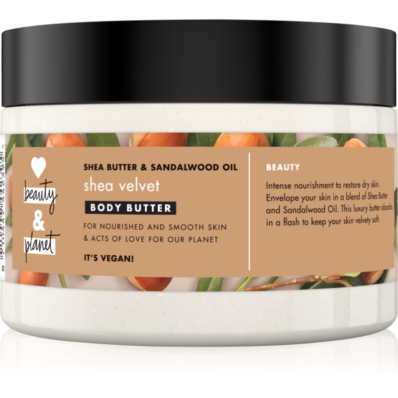 Love Beauty & Planet Shea Velvet vyživující tělové máslo 250 ml