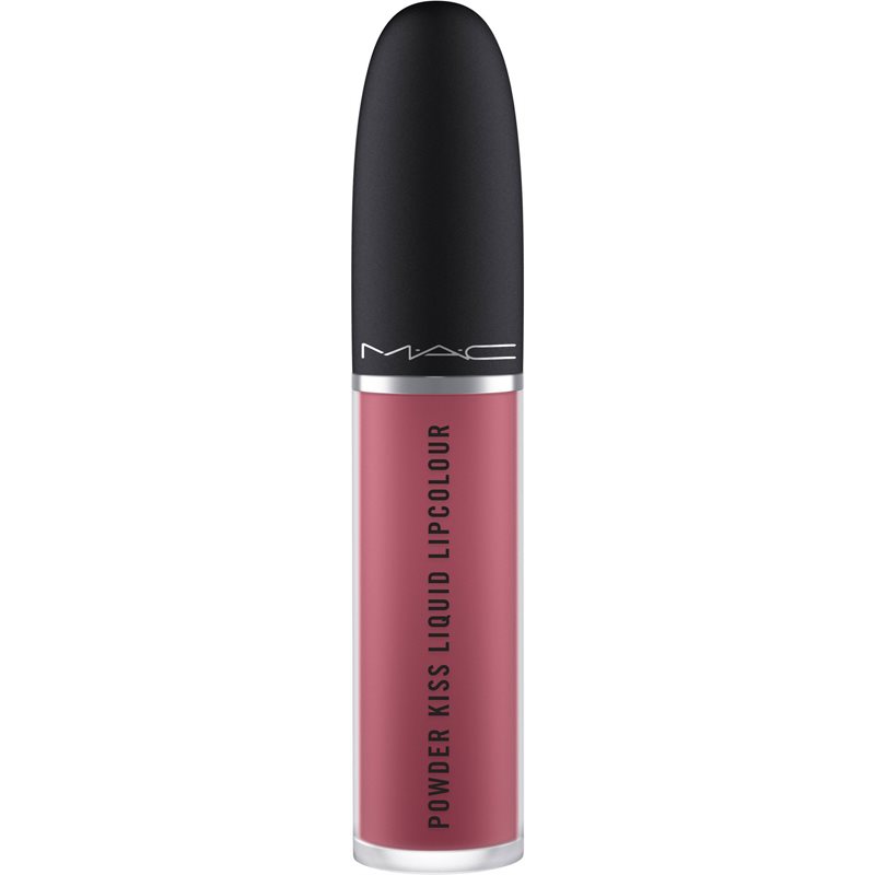 MAC Cosmetics  Powder Kiss Liquid Lipcolour матиращо течно червило цвят More the Mehr-ier 5 мл.