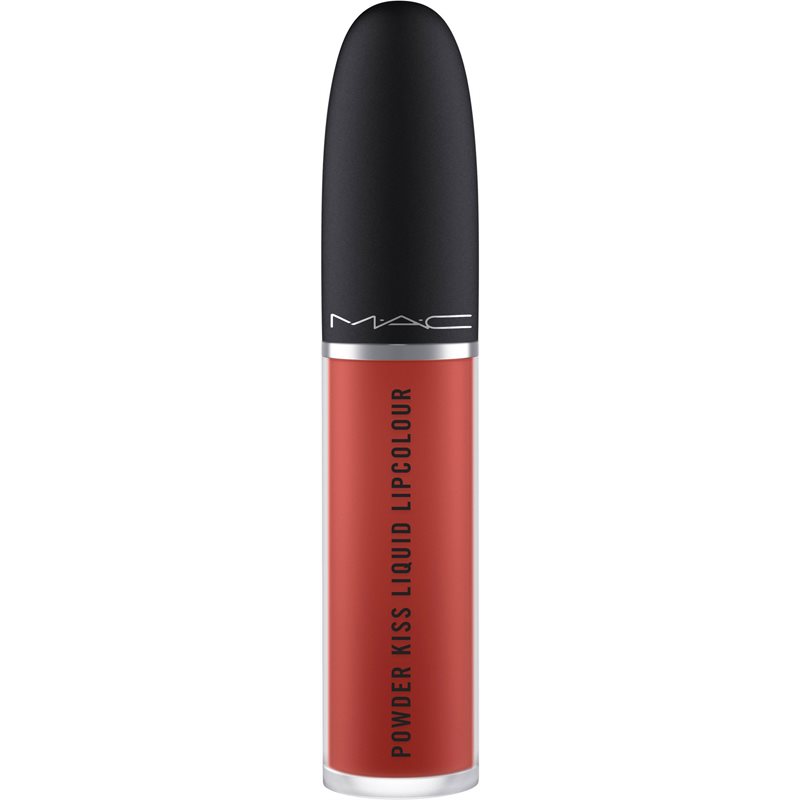MAC Cosmetics Powder Kiss Liquid Lipcolour matná tekutá rtěnka odstín Devoted to Chili 5 ml
