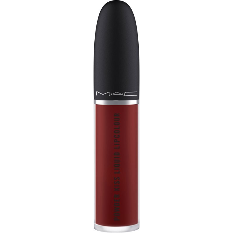 MAC Cosmetics Powder Kiss Liquid Lipcolour matná tekutá rtěnka odstín Make Love to the Camera 5 ml