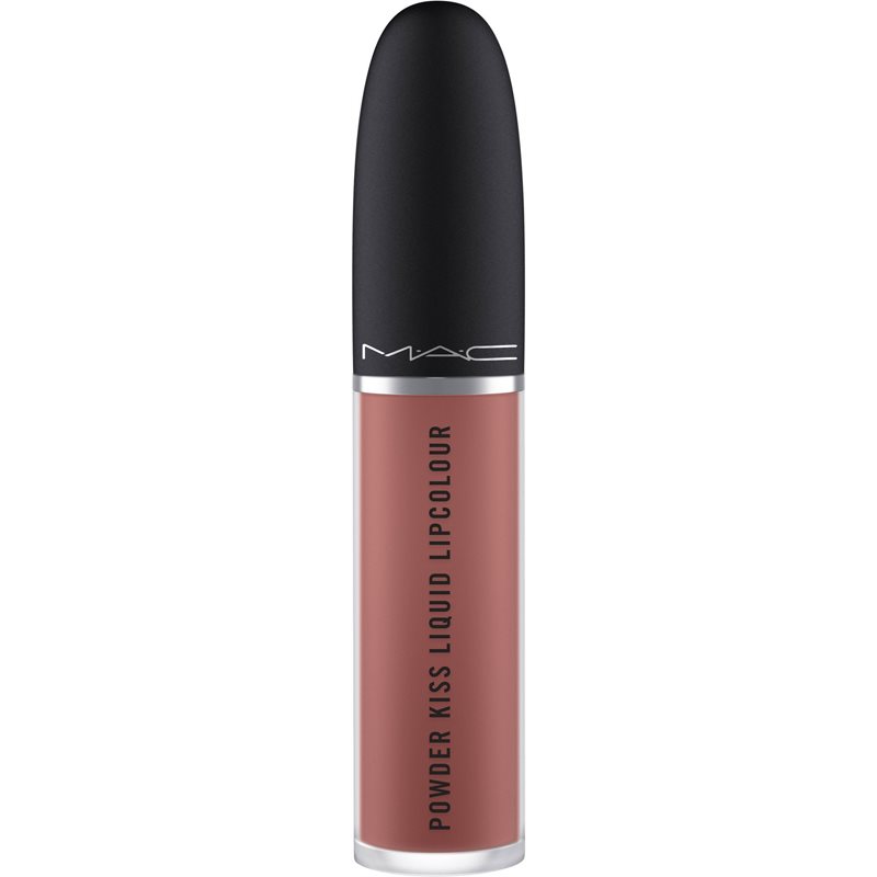 MAC Cosmetics  Powder Kiss Liquid Lipcolour матиращо течно червило цвят Over the Taupe 5 мл.