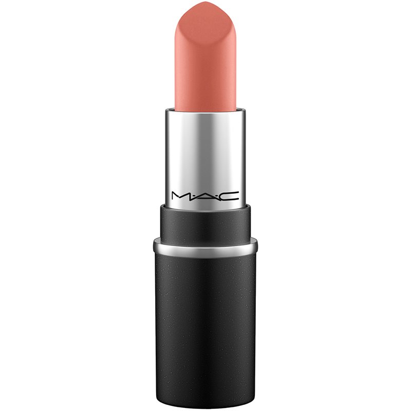 MAC Cosmetics  Mini Lipstick овлажняващо червило цвят Velvet Teddy 1,8 гр.