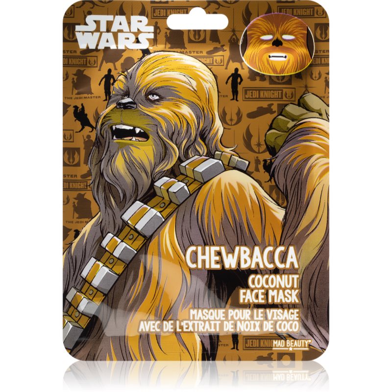 Mad Beauty Star Wars Chewbacca хидратираща платнена маска с кокосово масло 25 мл.