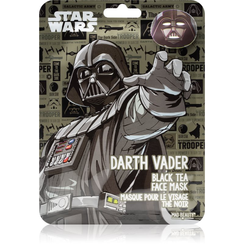 Mad Beauty Star Wars Darth Vader платнена маска с екстракт от чаено дърво 25 мл.