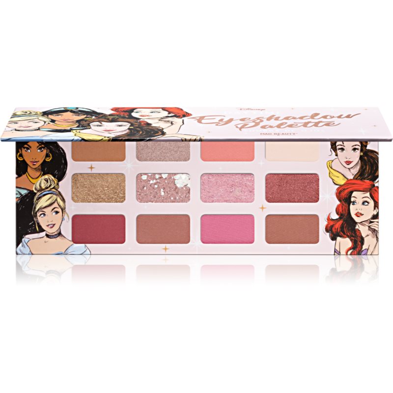 Mad Beauty Disney Princess Palette paletka očních stínů 12x2,5 g