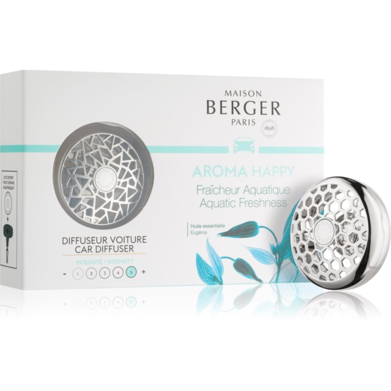 Maison Berger Paris Car Aroma Happy vůně do auta clip (Aquatic Freshness)