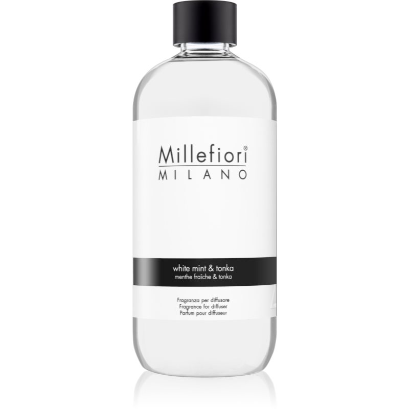 Millefiori Natural White Mint & Tonka náplň do aroma difuzérů 500 ml