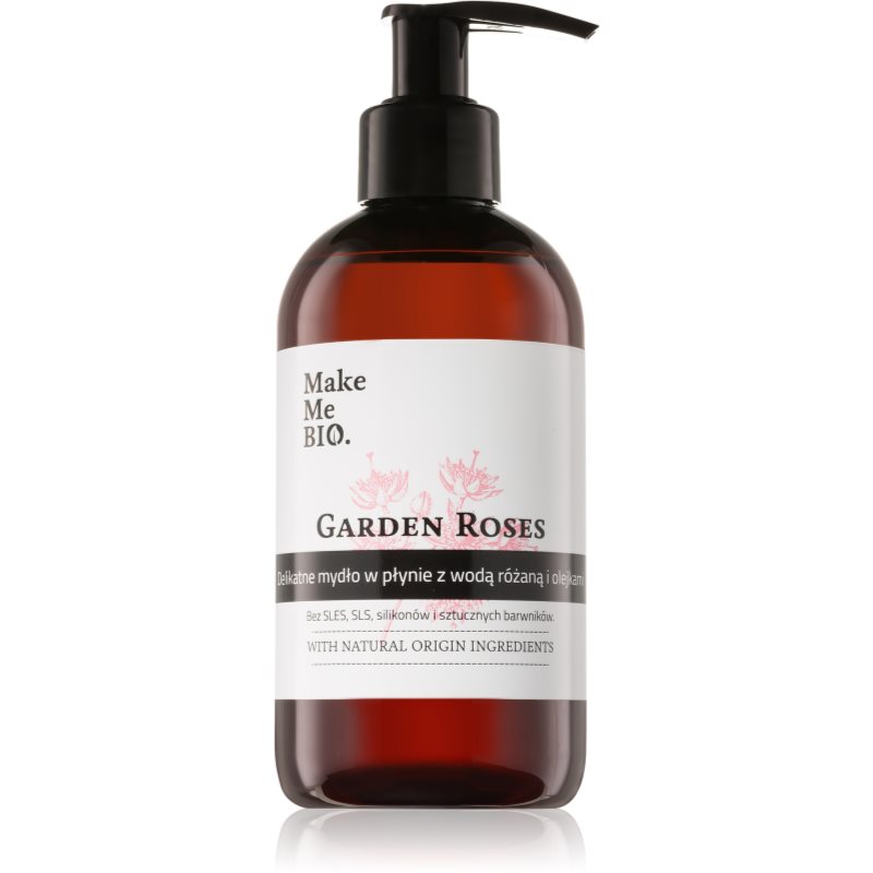 Make Me BIO Garden Roses течен сапун-грижа за ръце с дозатор 250 мл.