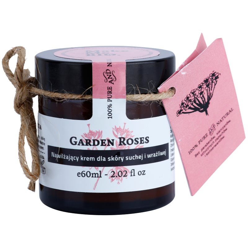 Make Me BIO Face Care Garden Roses хидратиращ крем за суха до чувствителна кожа 60 мл.