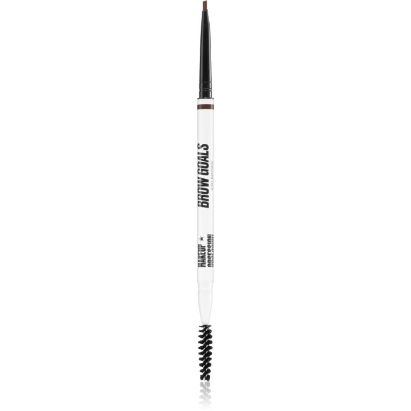 Makeup Obsession Brow Goals tužka na obočí s kartáčkem odstín Warm Brown 0,1 g