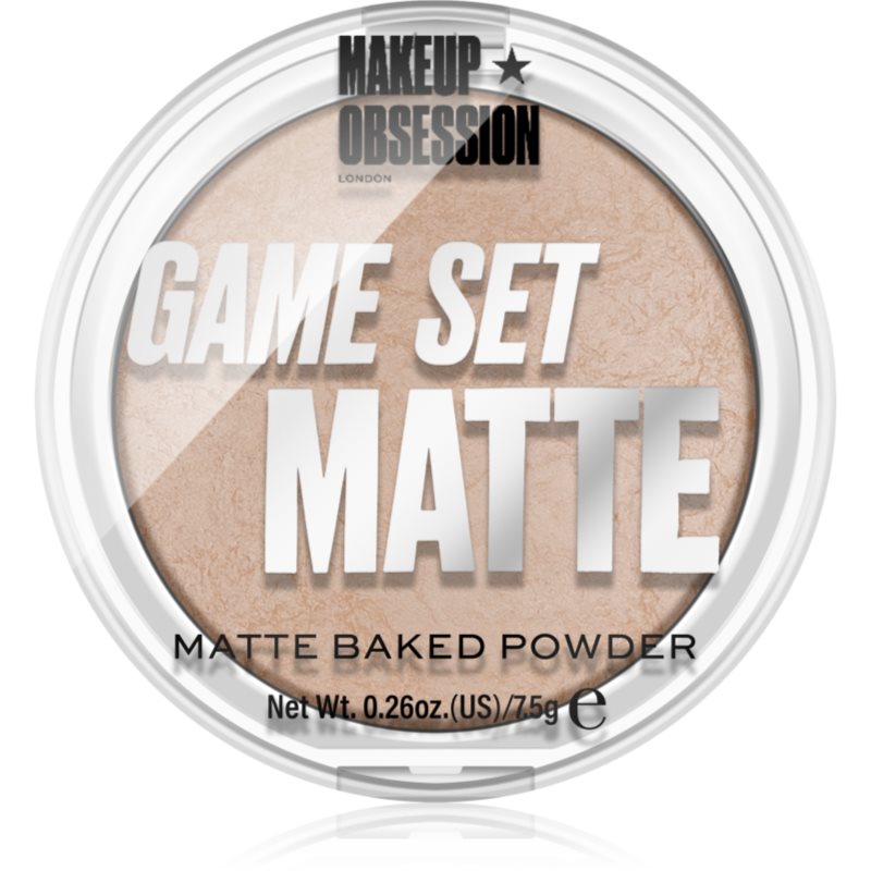 Makeup Obsession Game Set Matte печена матираща пудра цвят Navagio 7,5 гр.