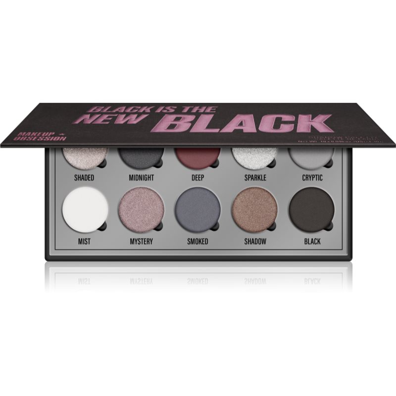 Makeup Obsession Black Is The New Black палитра сенки за очи 10 13 гр.