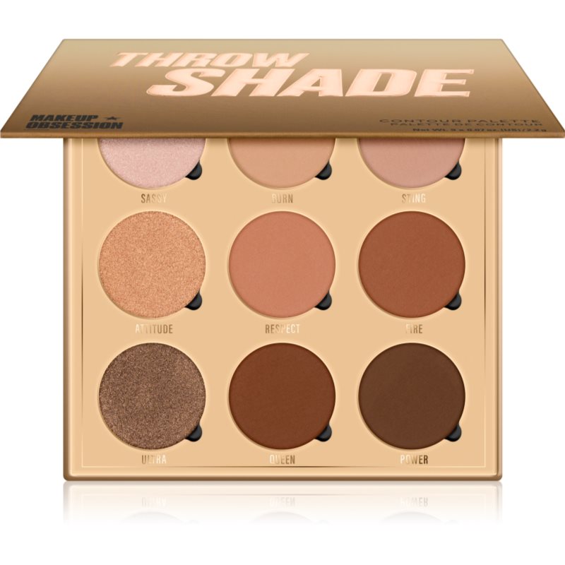 Makeup Obsession Throw Shade контурираща палитра за лице 19,8 гр.