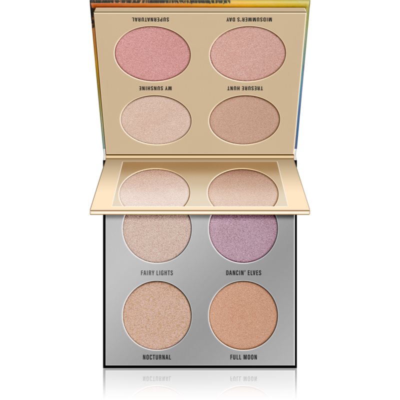 Makeup Obsession X Rady палитра хайлайтъри цвят Moonlight/Sunlight 8x3,5 гр.