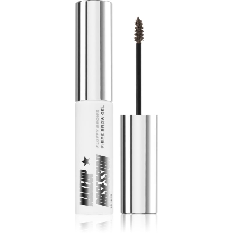 Makeup Obsession Fluffy Brow фиксиращ гел за вежди цвят Dark Brown 6 мл.