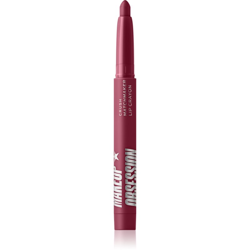 Makeup Obsession Matchmaker vysoce pigmentovaná krémová rtěnka s matným efektem odstín Crush 1 g