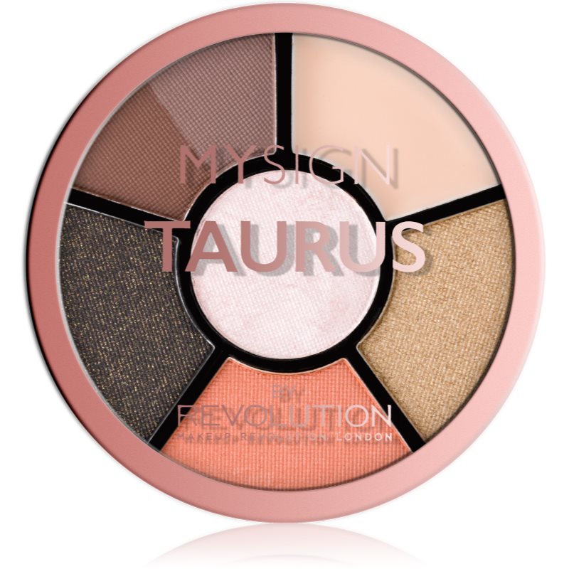 

Makeup Revolution My Sign палетка для макіяжу очей відтінок Taurus