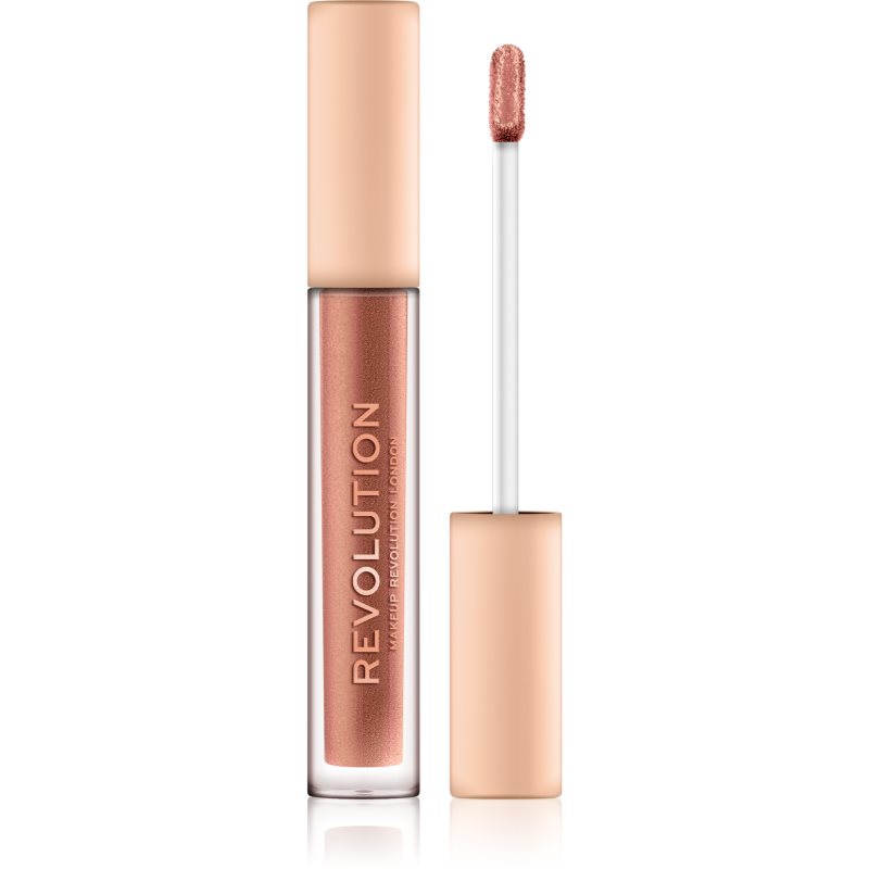 Makeup Revolution Nudes Collection Metallic металическо течно червило цвят Lingerie 2,2 гр.