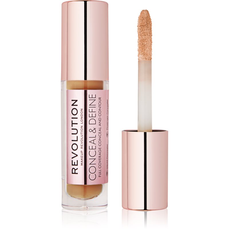 Makeup Revolution Conceal & Define течен коректор цвят C12 4 гр.