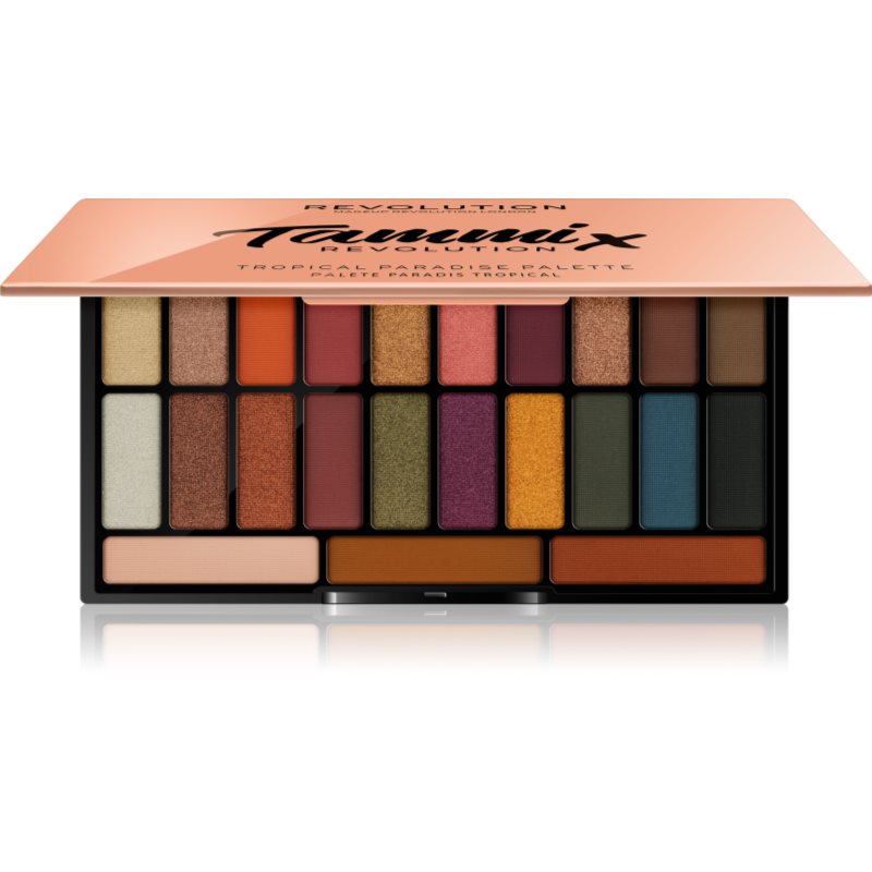 Makeup Revolution Tammi Tropical Paradise палитра сенки за очи 20 x 0,95 g + 3 x 1,1 гр.