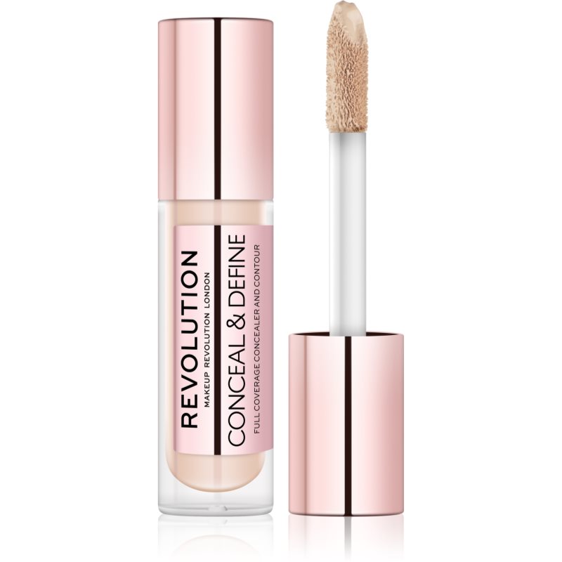 Makeup Revolution Conceal & Define течен коректор цвят C 6,5 4 гр.