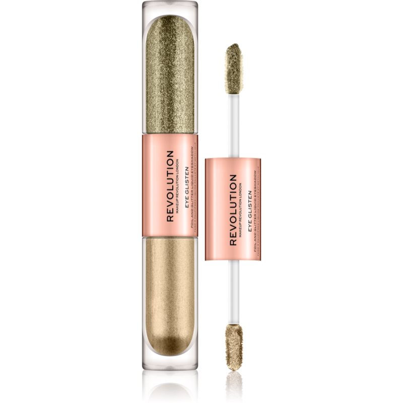 Makeup Revolution Eye Glisten tekuté oční stíny odstín It's Fate 2 x 2,2 ml