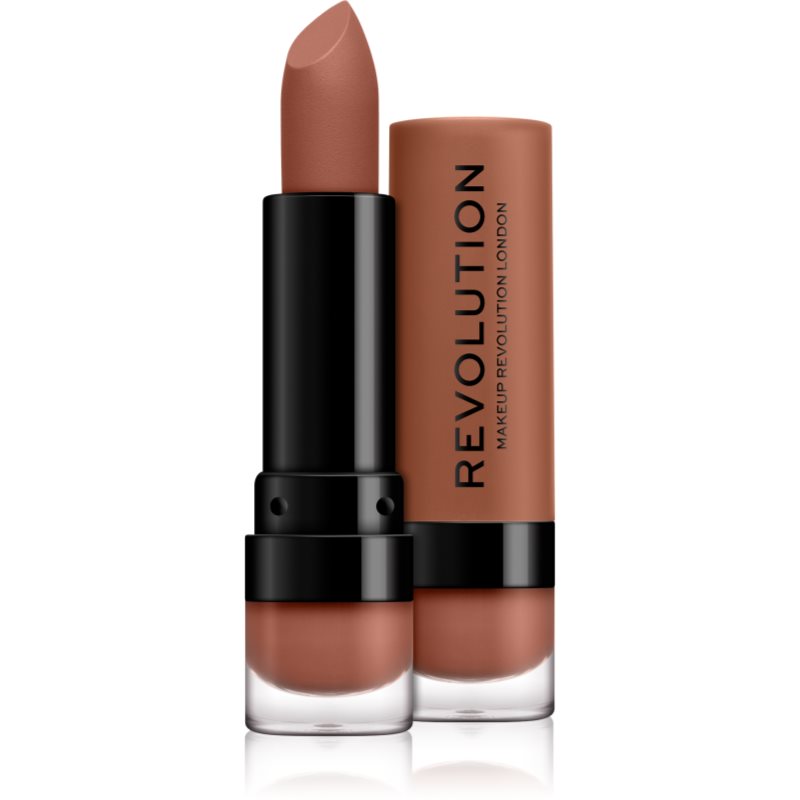 Makeup Revolution Matte matná rtěnka odstín 121 Head-turner 3,5 ml