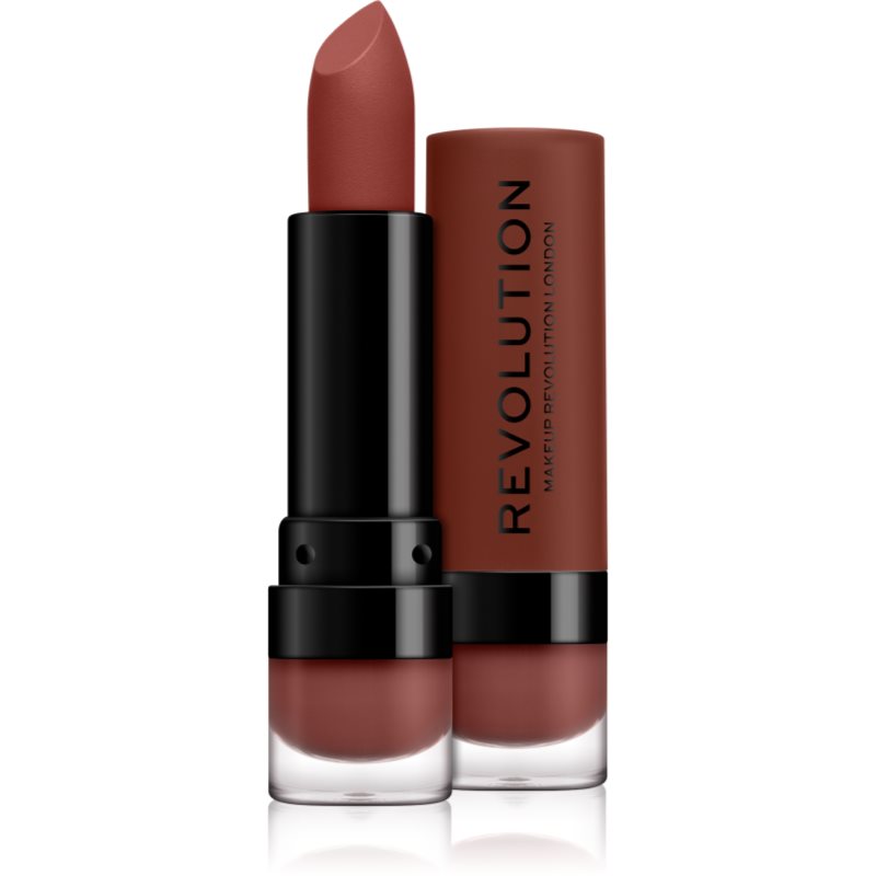 Makeup Revolution Matte matná rtěnka odstín 124 Gone Rogue 3,5 ml